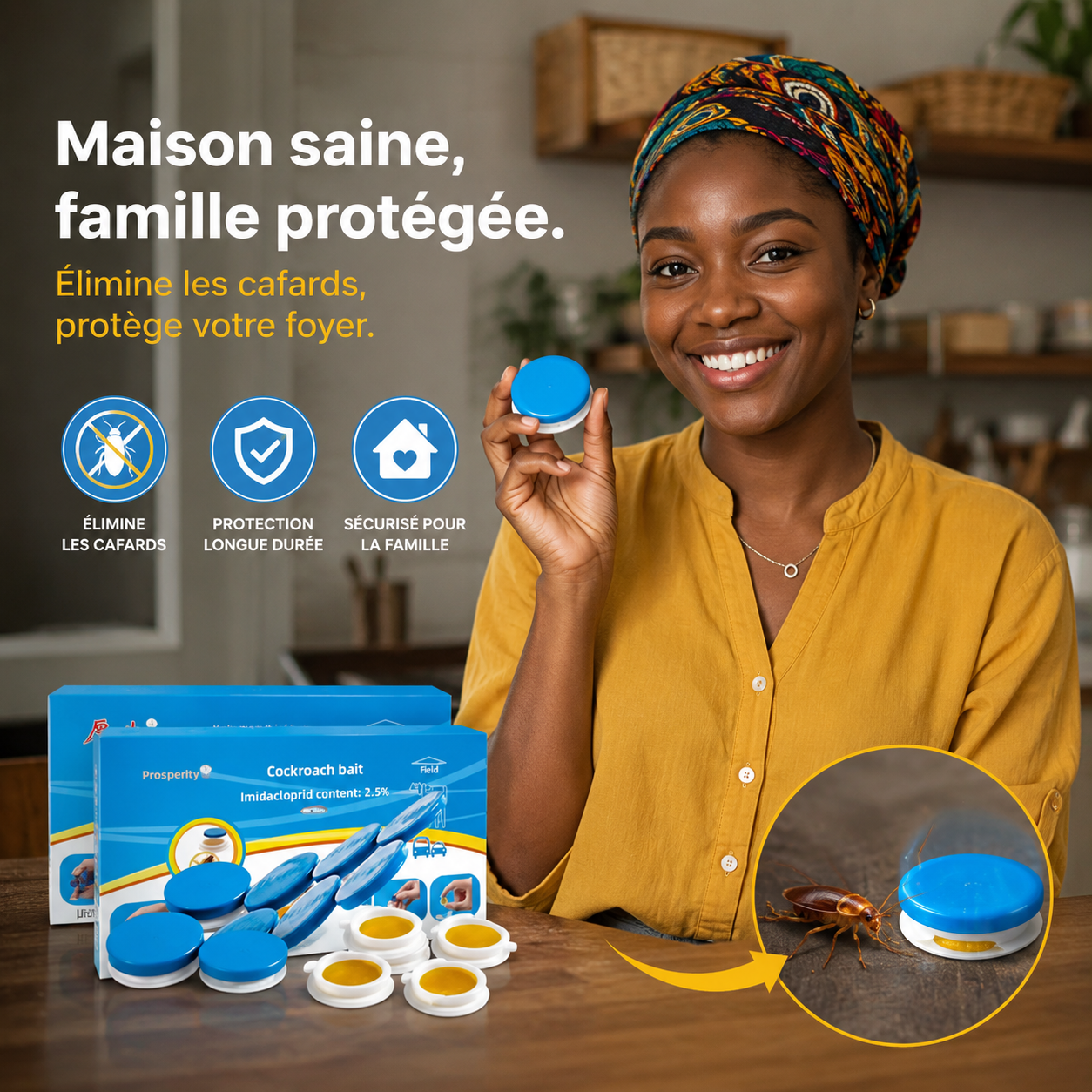 Appât Anti-Cafards Version Prémium Amélioer