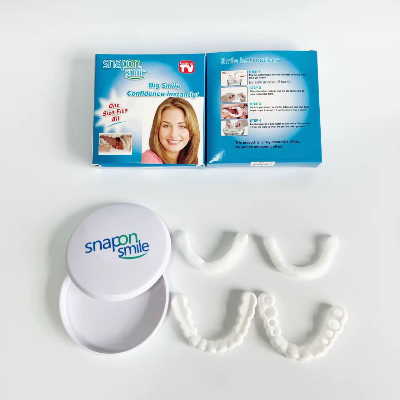 Prothèse Dentaire Esthétique Snap-On Smile – Sourire Parfait en 10 Secondes